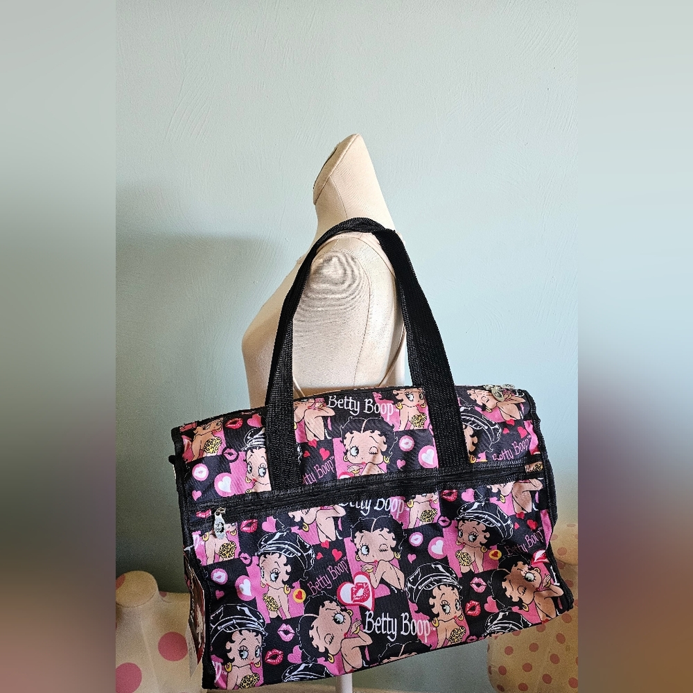BETTY BOOP Large Duffle Or Travel Bag